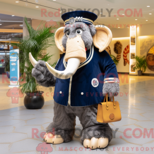 Mascot character of a Navy...