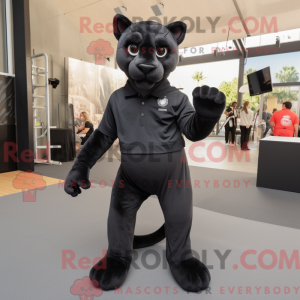 Mascot character of a Black...