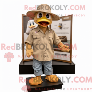 Maskottchenfigur eines Tan...
