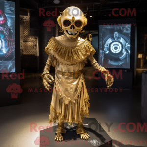 Mascot character of a Gold...