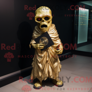 Mascot character of a Gold...