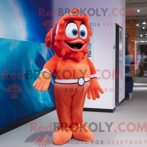 Mascot character of a Red...