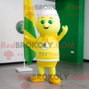 Mascot character of a Lemon...