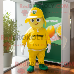 Mascot character of a Lemon...