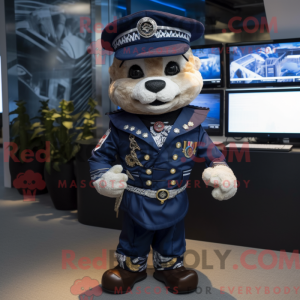 Maskotfigur af en Navy...