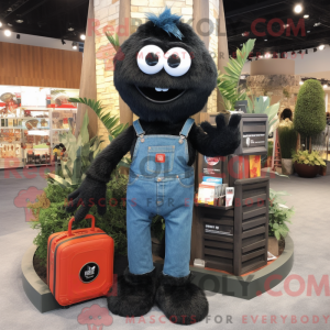 Mascot character of a Black...