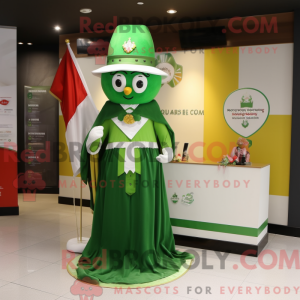 Mascot character of a Olive...