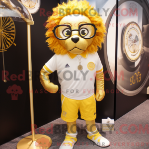 Mascot character of a Gold...