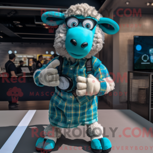 Figura de máscara de ciano...