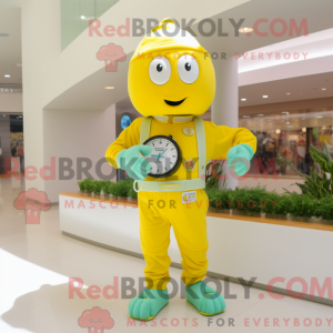 Mascot character of a Lemon...