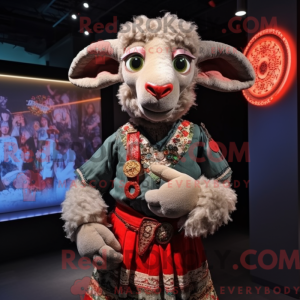 Mascot character of a Ram...