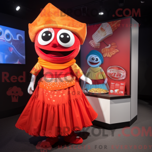 Postava maskota Red Fish...