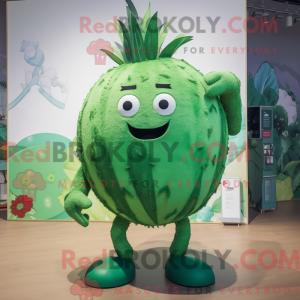 Mascot character of a Green...