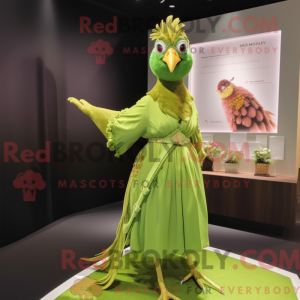 Mascot character of a Lime...
