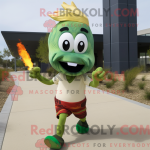 Mascot character of a Olive...