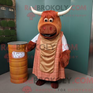 Maskottchenfigur eines Rust...