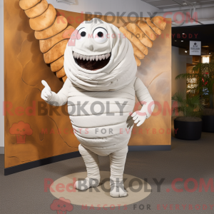 Mascot character of a White...