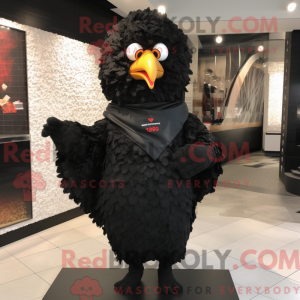 Mascot character of a Black...