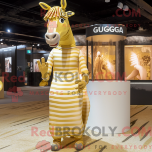 Maskotkarakter af en Gold...