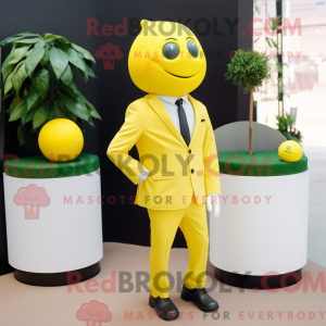 Mascot character of a Lemon...