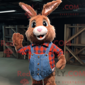 Mascottefiguur van een...