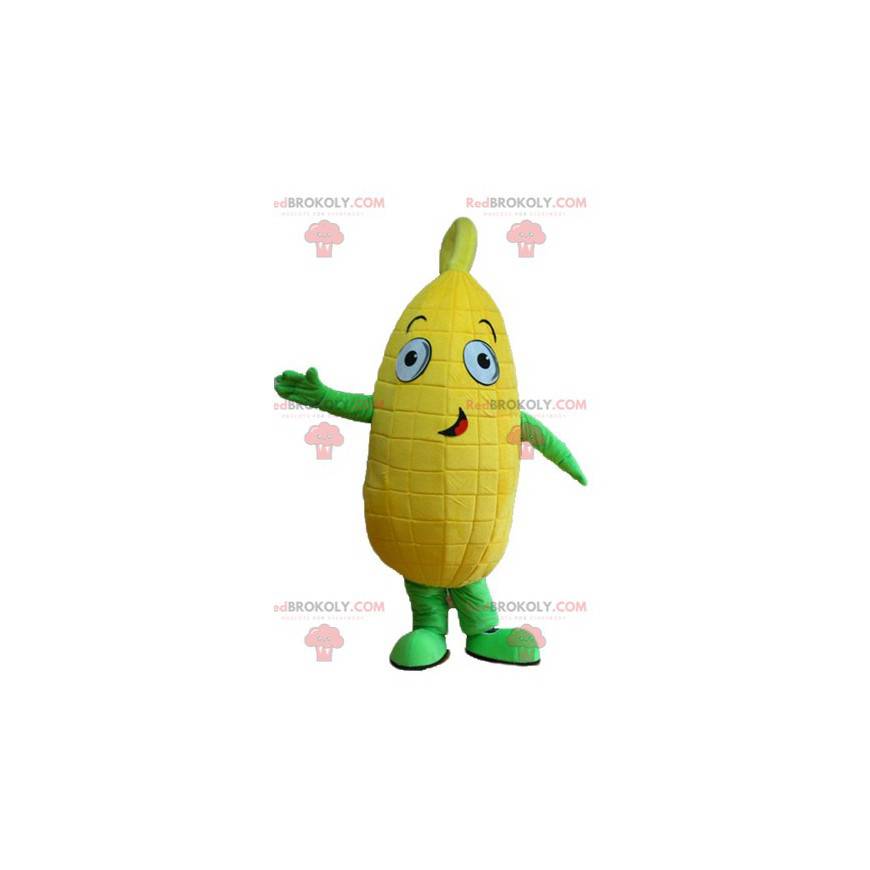 Obří žlutý a zelený maskot kukuřičného klasu - Redbrokoly.com