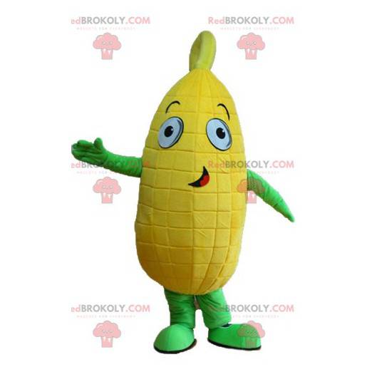 Obří žlutý a zelený maskot kukuřičného klasu - Redbrokoly.com