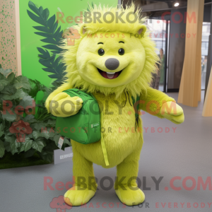 Mascottekarakter van een...