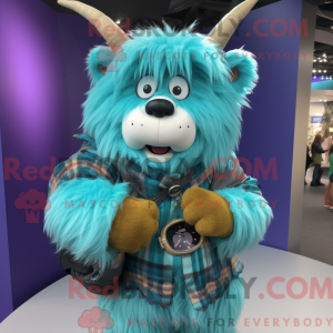 Personaje mascota de un yak...