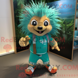 Mascot karakter van een...