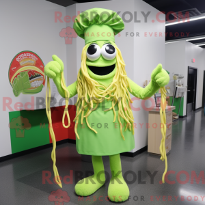 Mascot character of a Lime...