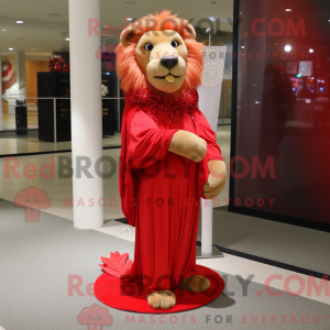 Mascottefiguur van een Red...