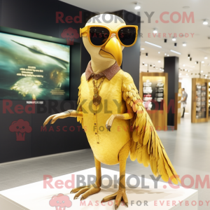 Maskottchen eines goldenen...