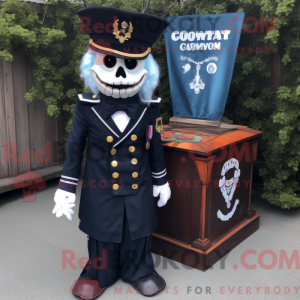 Mascot character of a Navy...