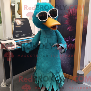 Postava maskota Teal Hens...