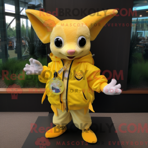 Mascottefiguur van een...