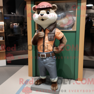 Personagem de máscara de...