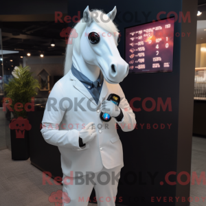 Mascot character of a White...