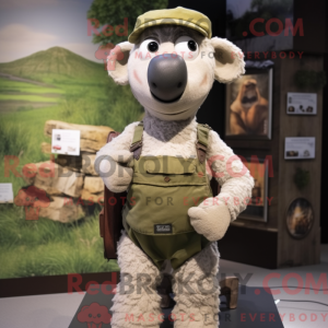 Mascot character of a Olive...