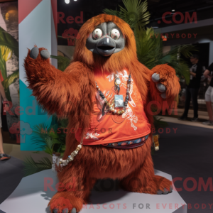 Mascot character of a Red...