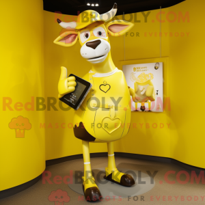 Mascottefiguur van een...