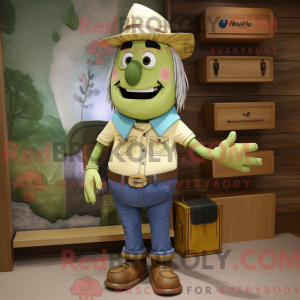 Mascot character of a Olive...