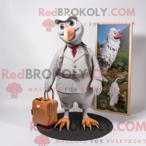 Mascot character of a Gray...