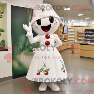 Mascot character of a White...