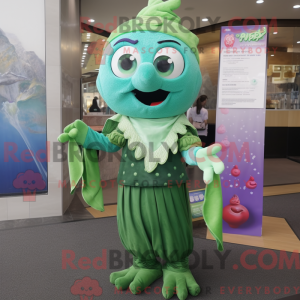 Mascottefiguur van een...