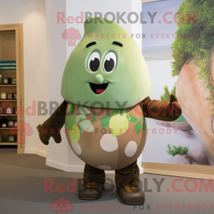 Mascot character of a Olive...