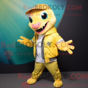 Mascot character of a...