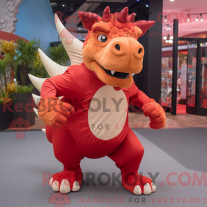 Mascot character of a Red...