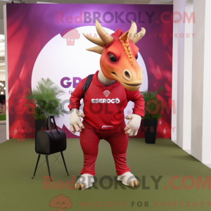 Mascot character of a Red...