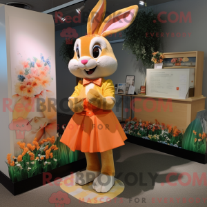 Mascot character of a Peach...